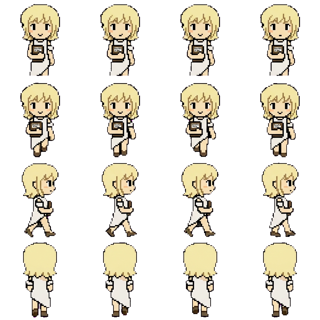 Bernadette movement sprite