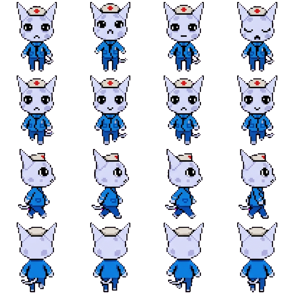Head nurse movement sprite