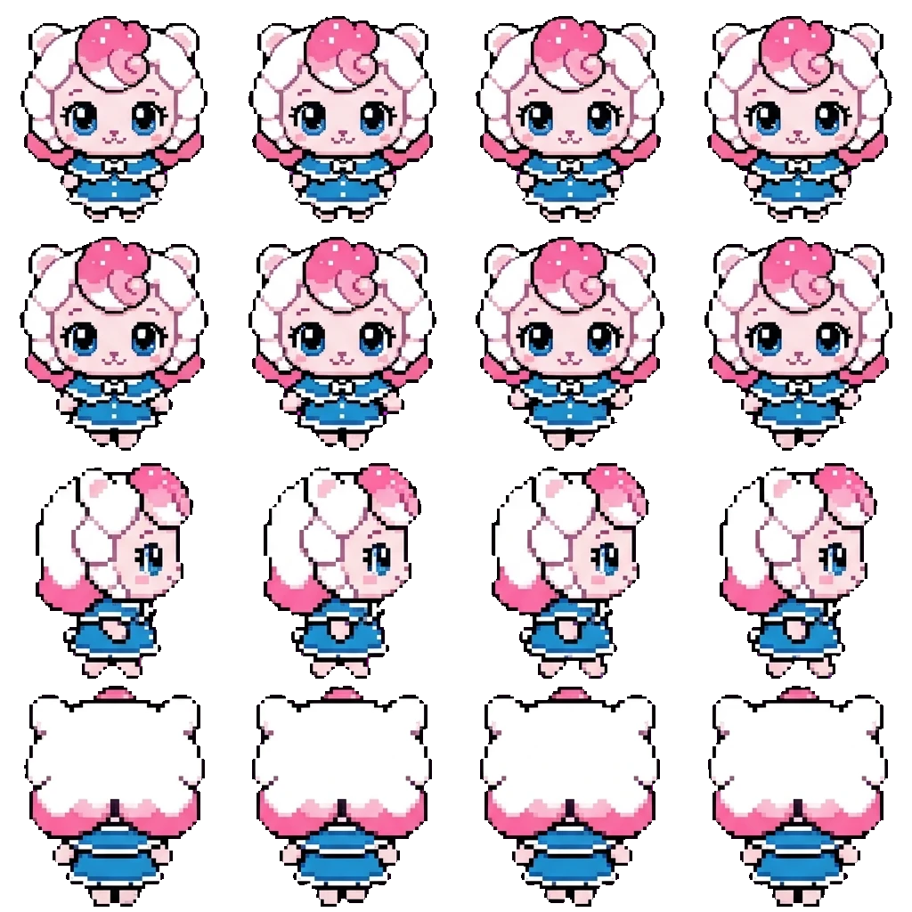 Iceflakeping movement sprite