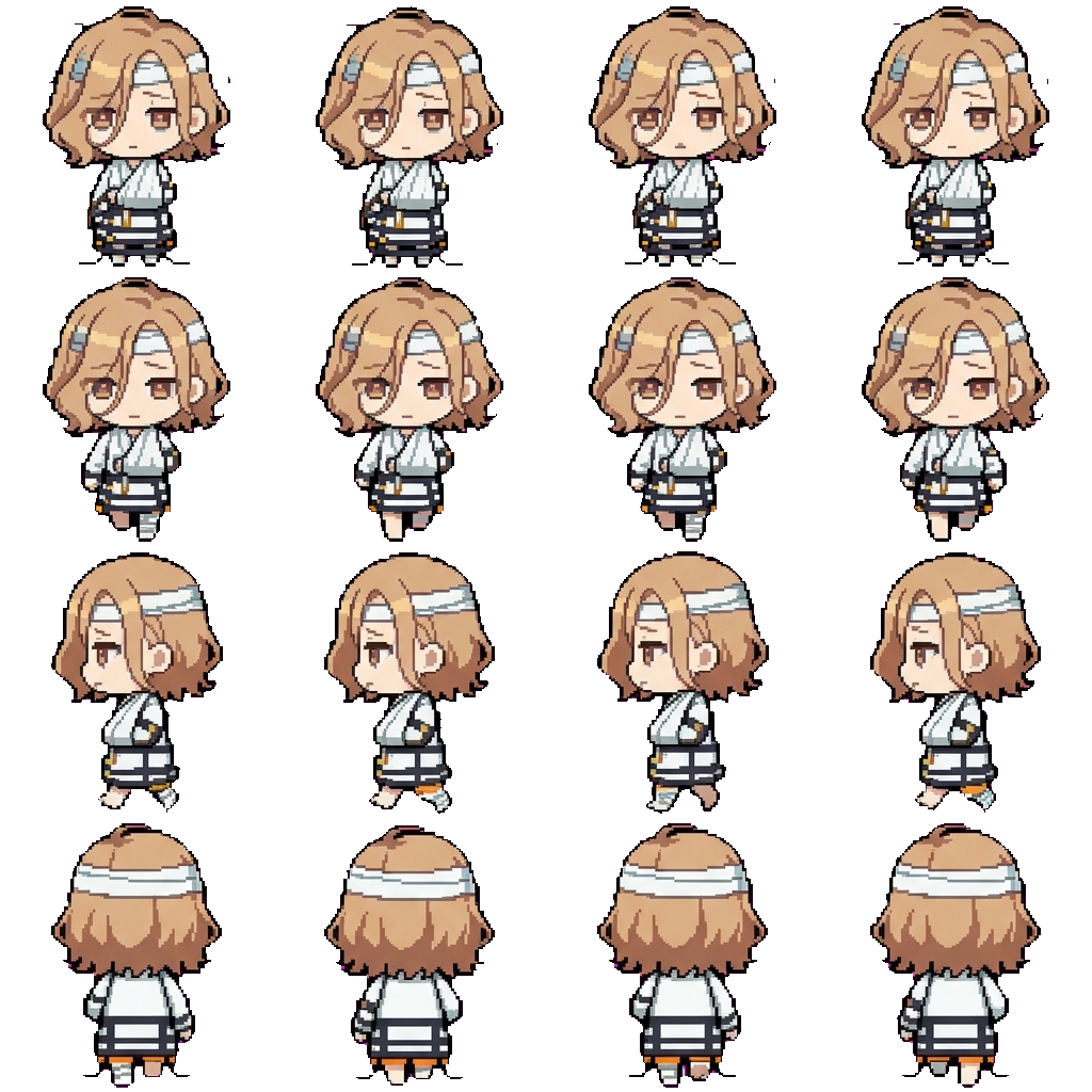 Махиру Шиина movement sprite