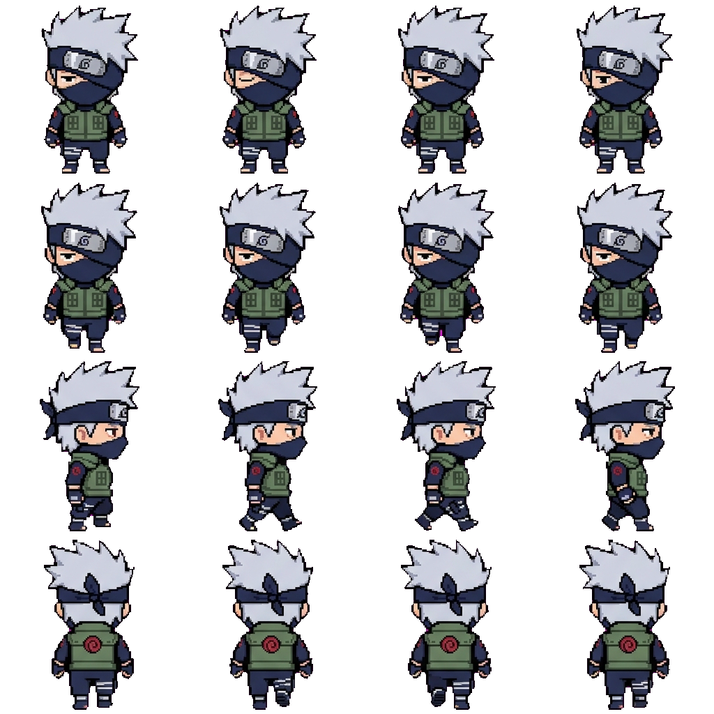 Kakashi movement sprite