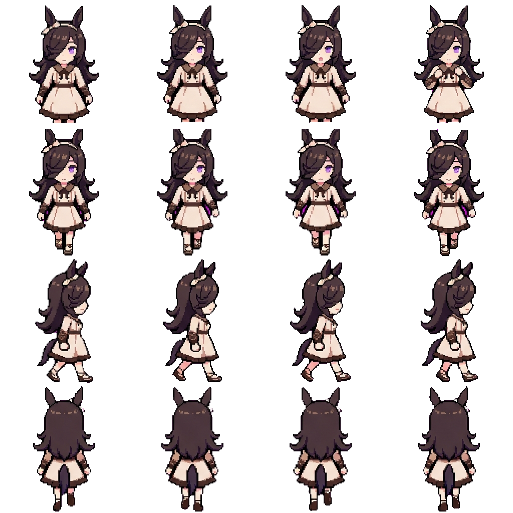 Rice shower movement sprite