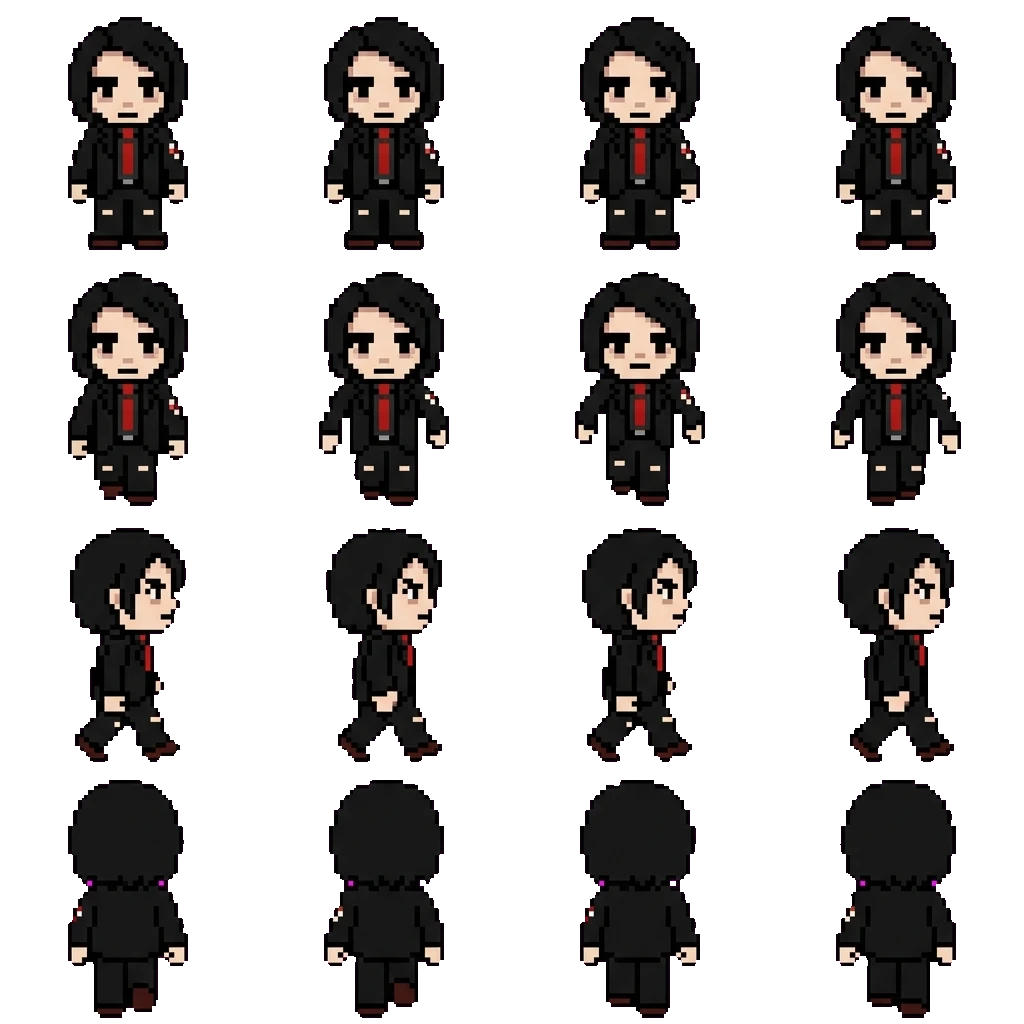 Gerard Way movement sprite