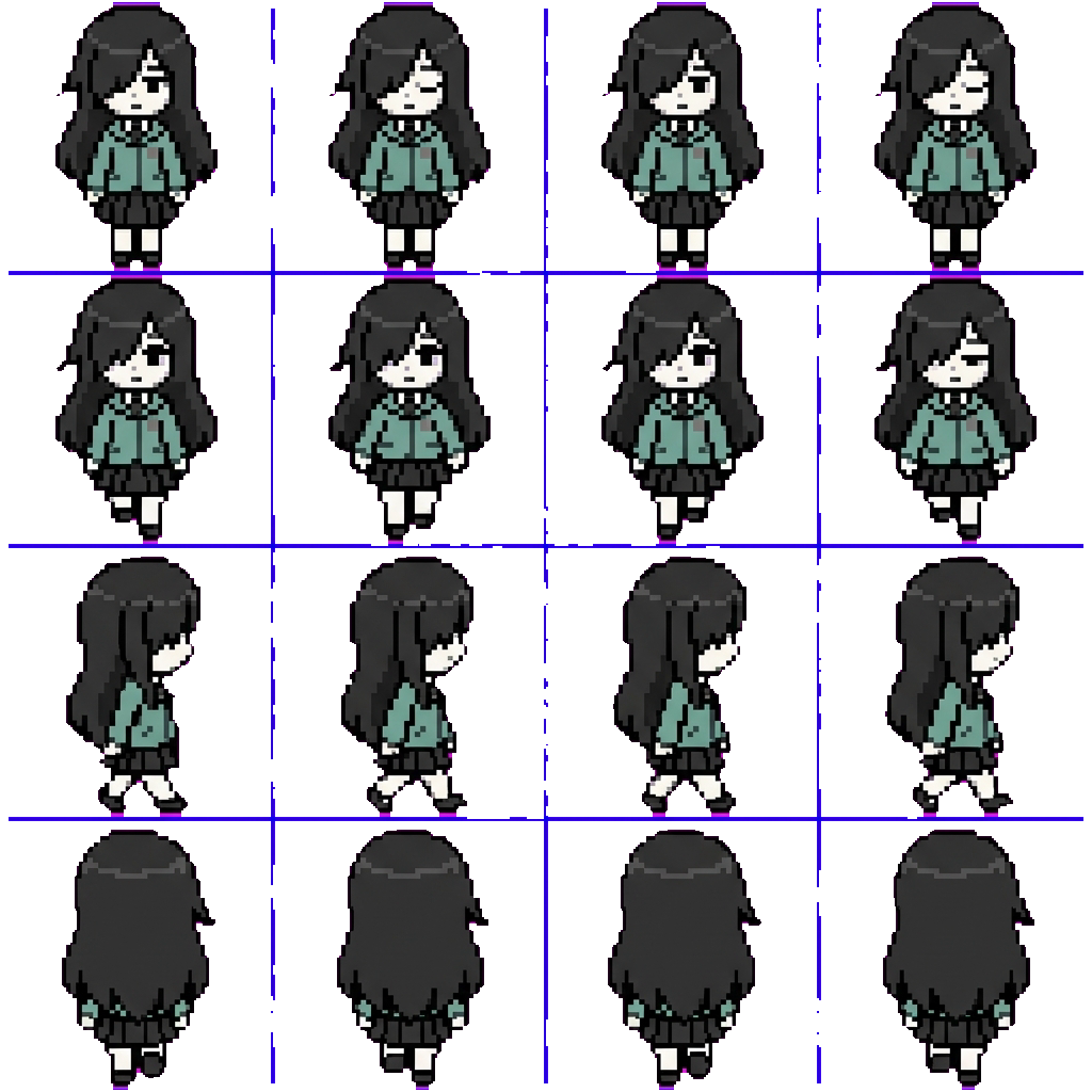 Энни movement sprite
