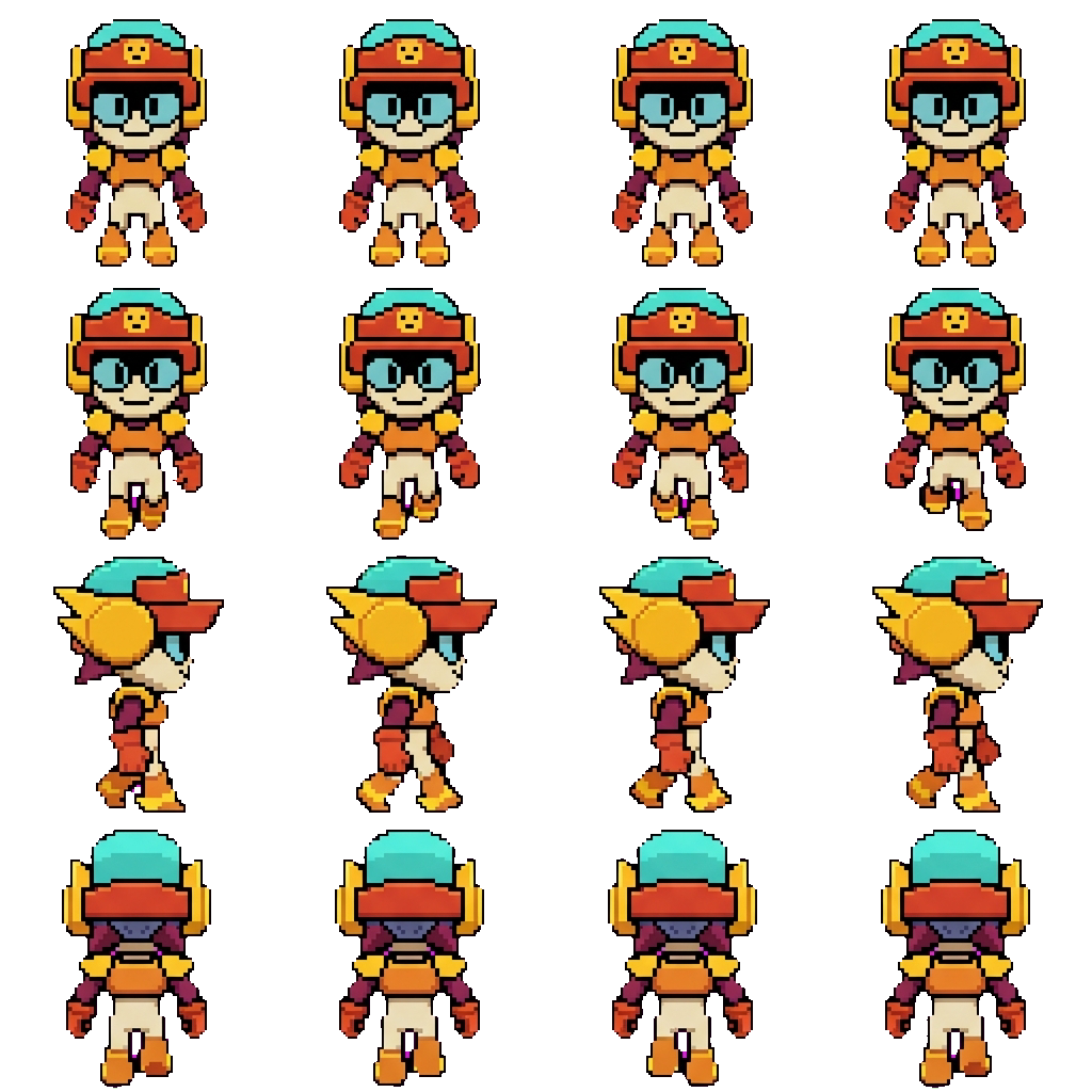 Larry movement sprite