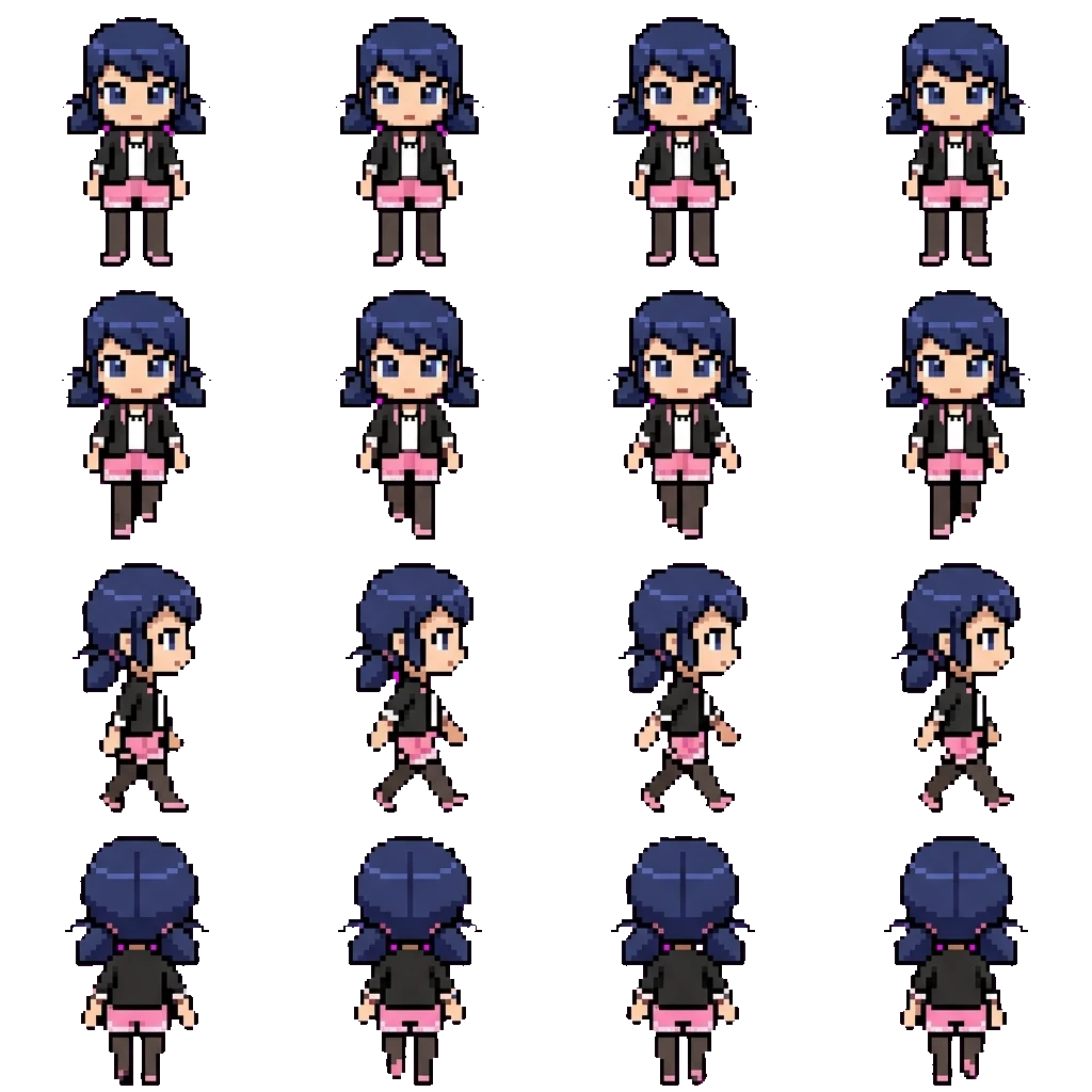Marinette movement sprite