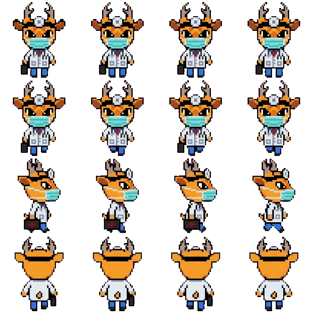 Dr Harlow movement sprite