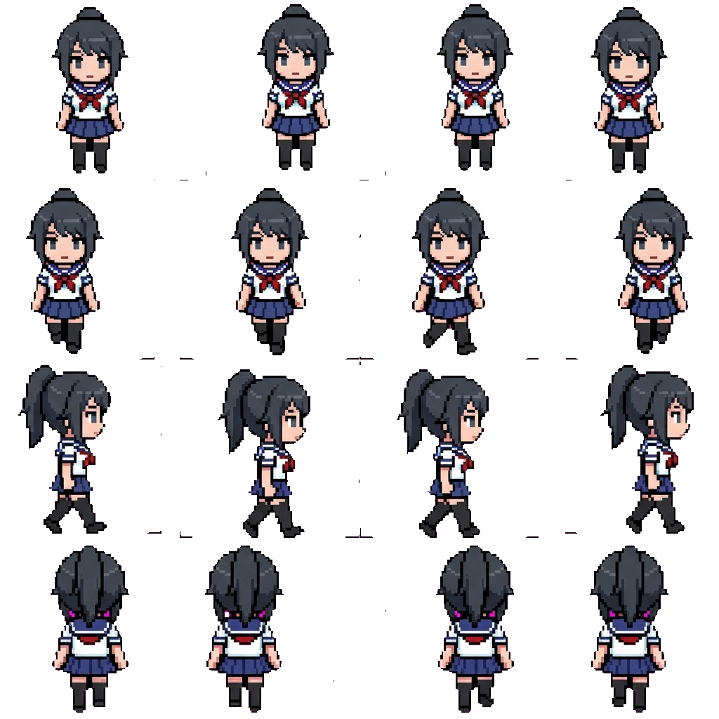Ayano movement sprite