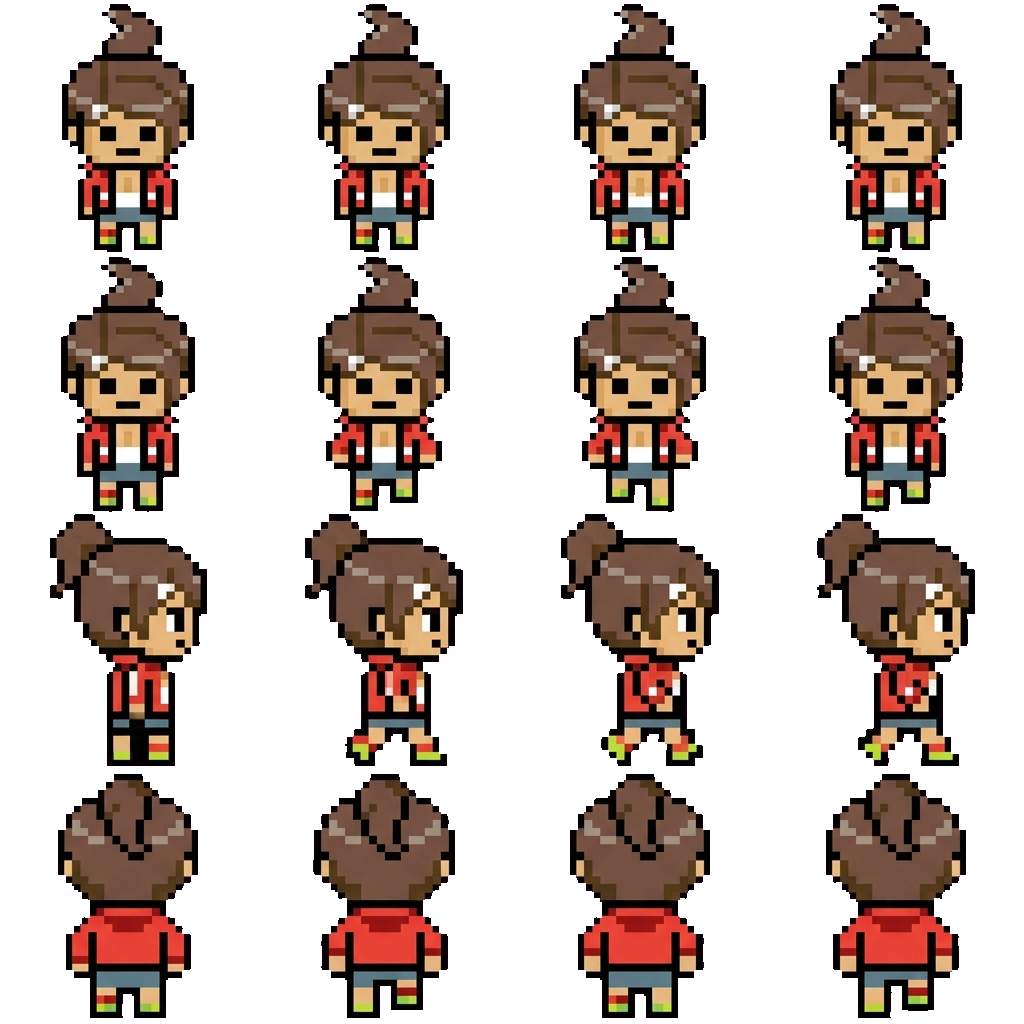 Aoi Asahina movement sprite