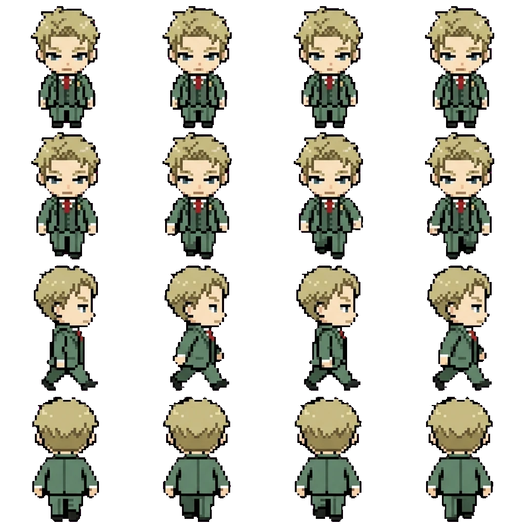 Loid Forger movement sprite