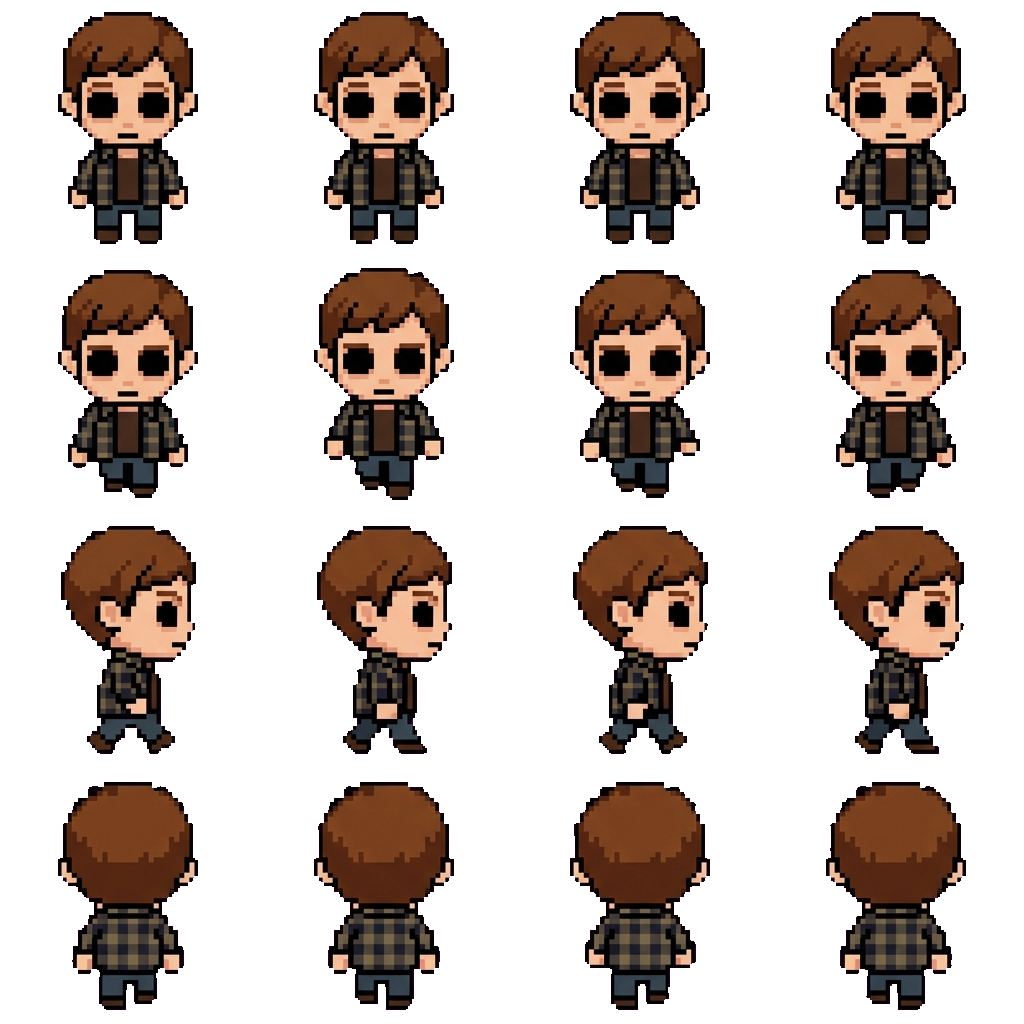 The Black Eye Child movement sprite