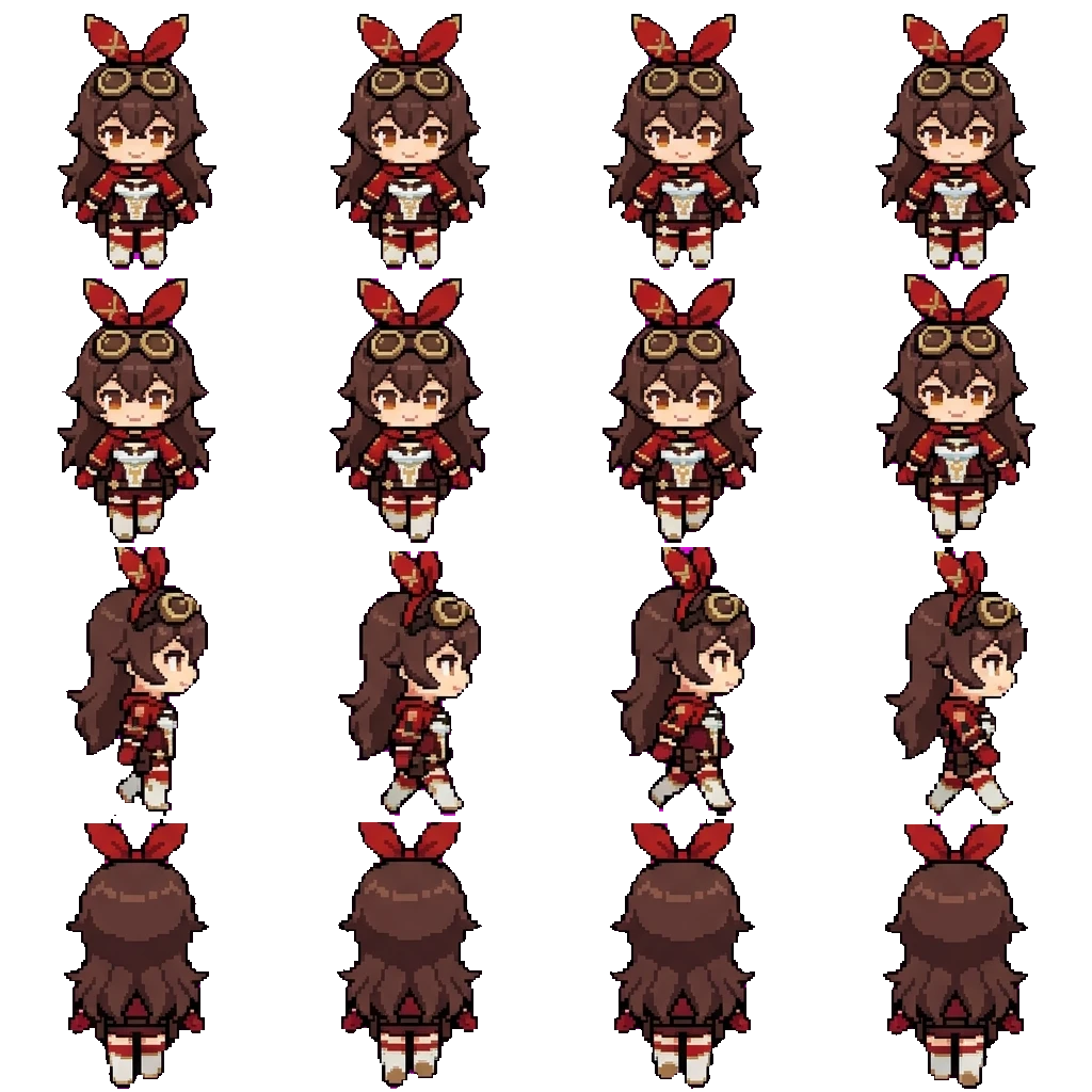 Amber movement sprite