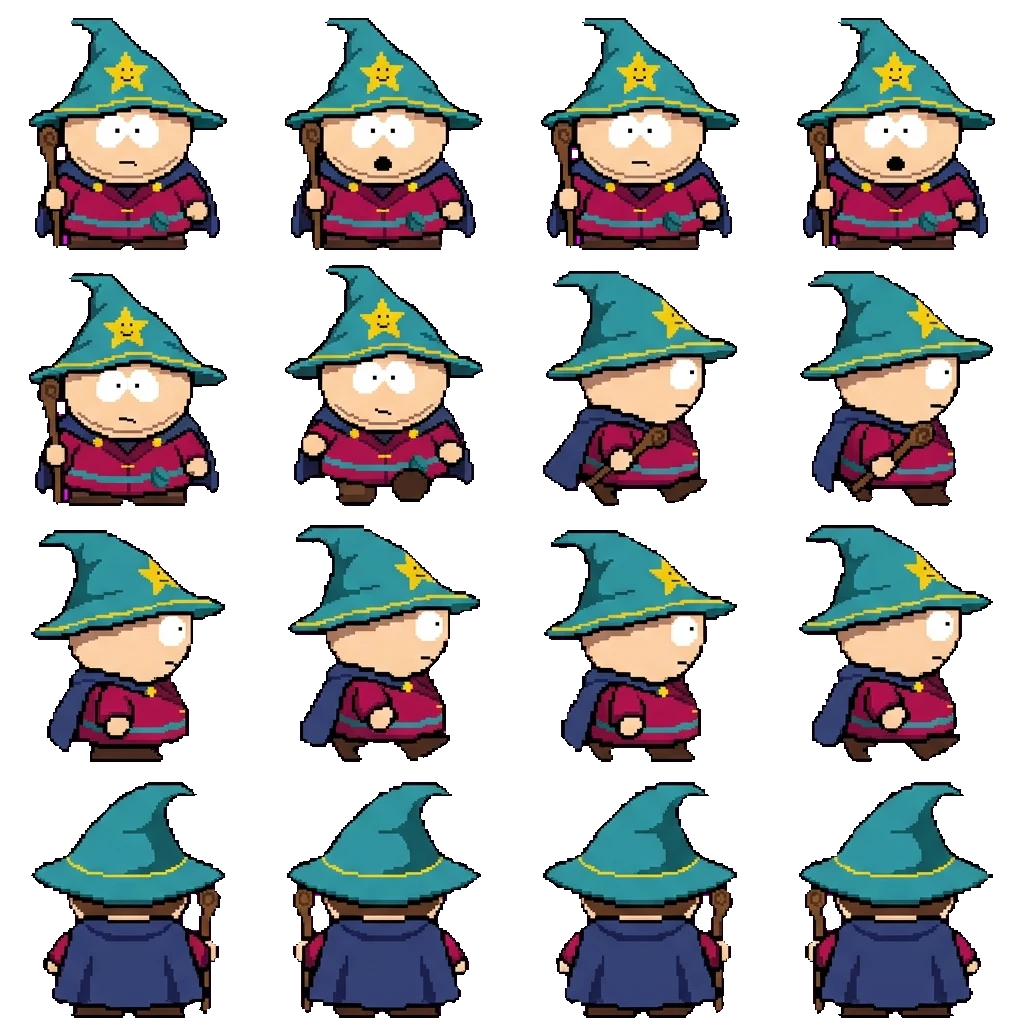 Eric Cartman movement sprite