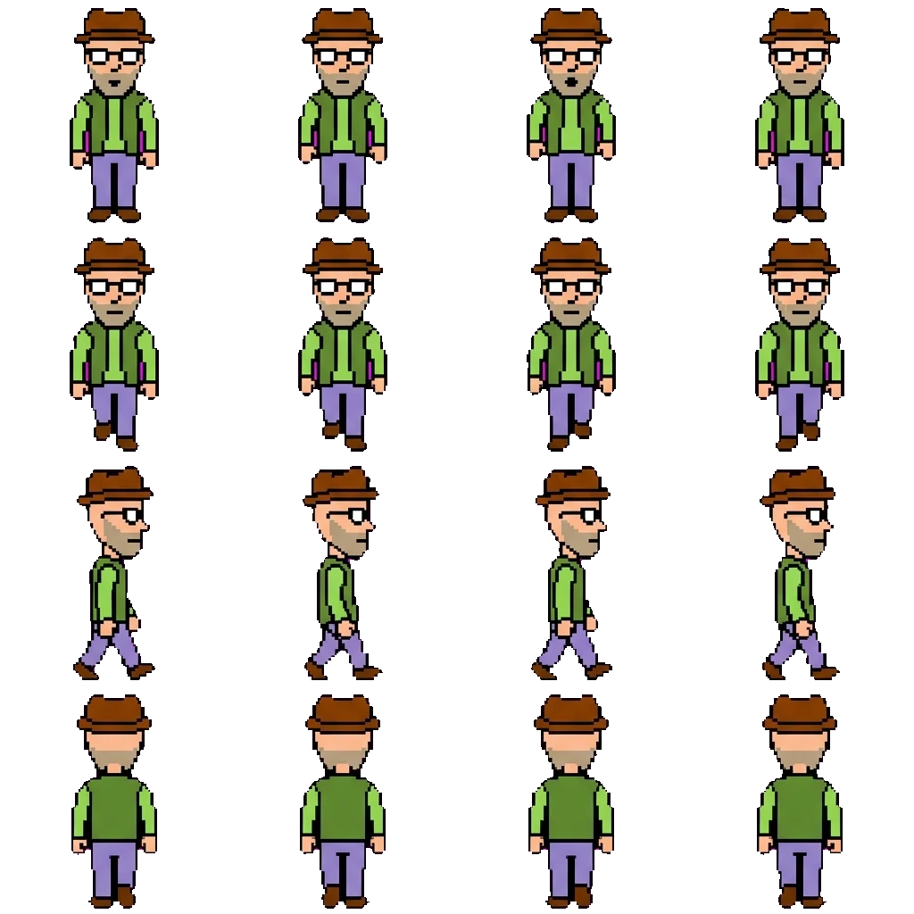 Dexter movement sprite