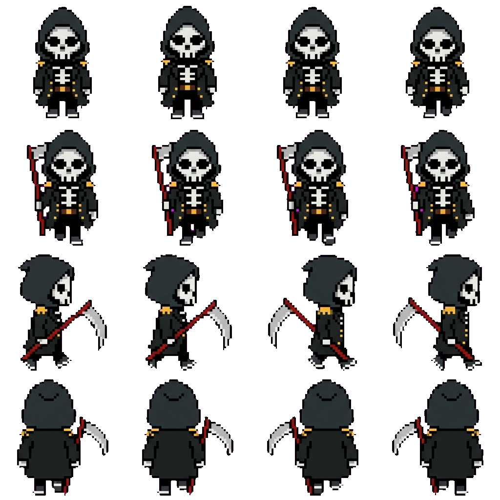 İskelet abi movement sprite