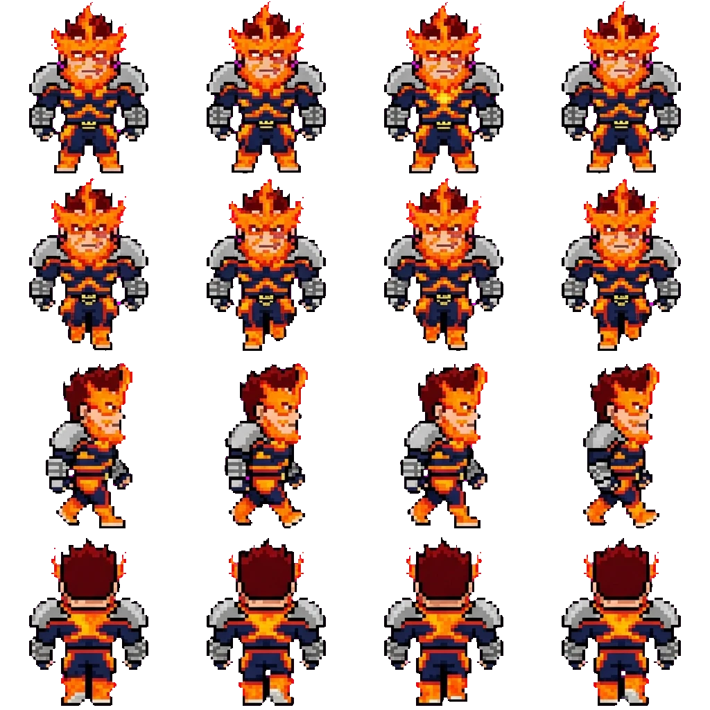 Enji movement sprite
