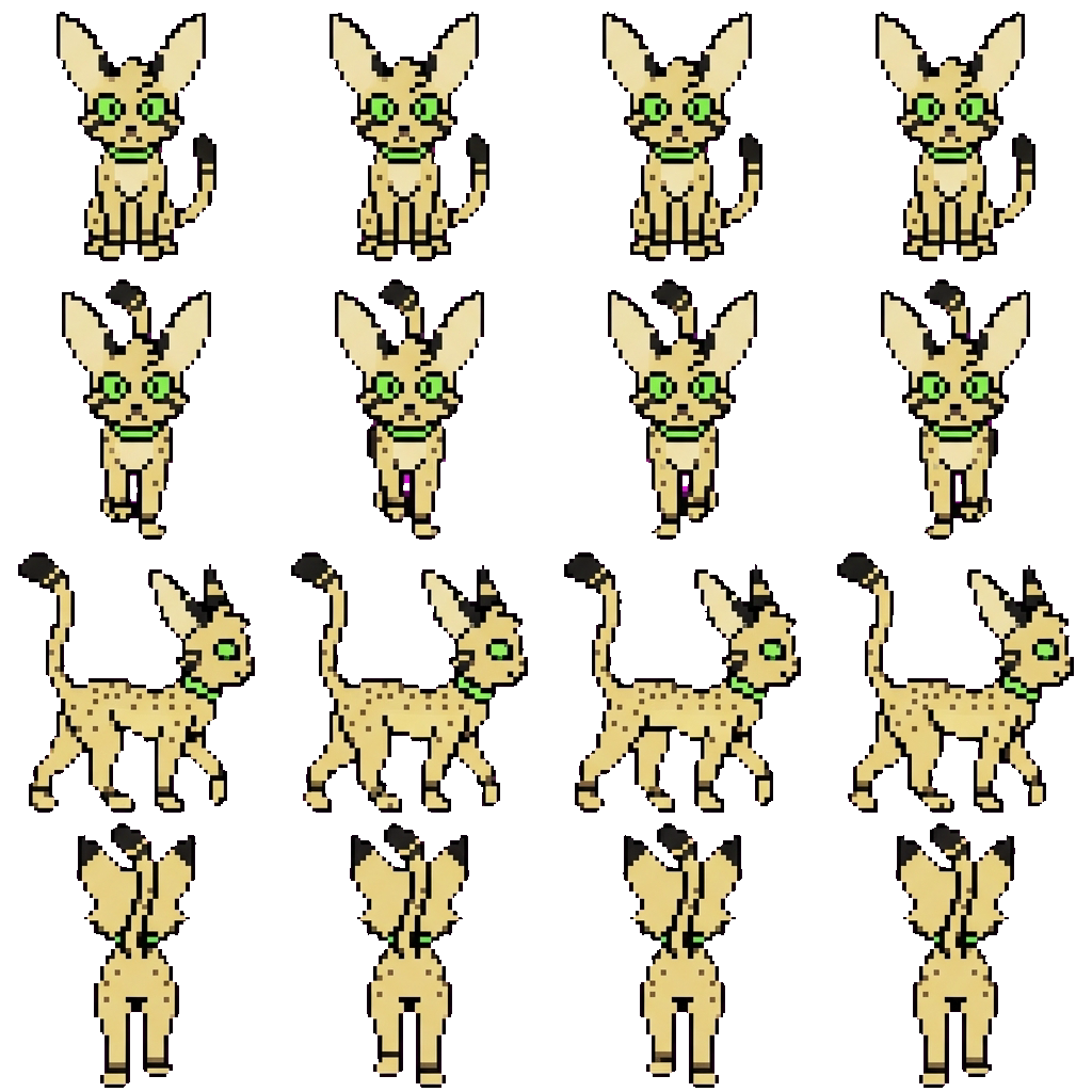 Jade movement sprite
