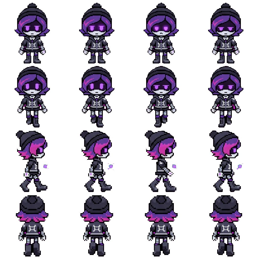 Uzi doorman movement sprite