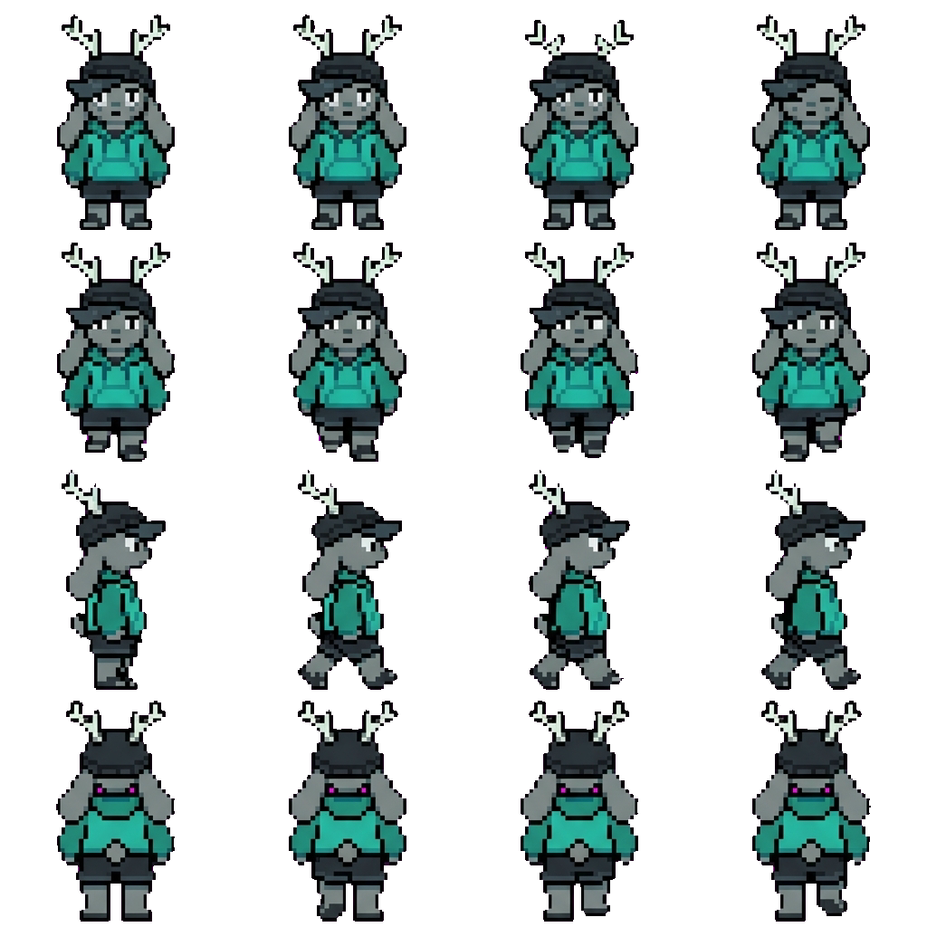 Ash movement sprite
