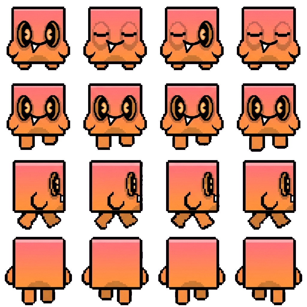 Geo GD movement sprite