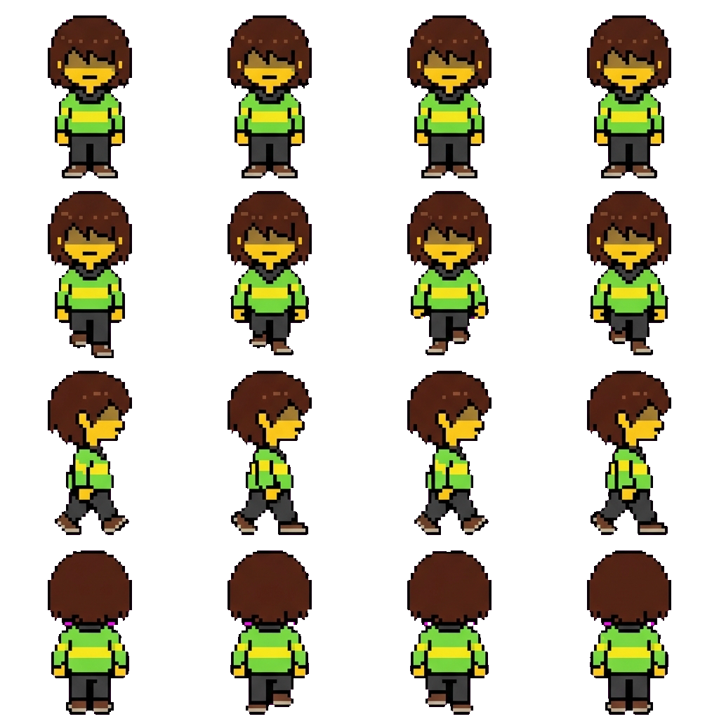 Kris Dreemurr movement sprite