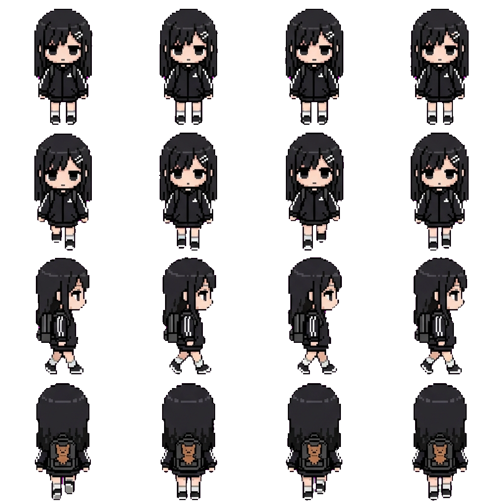 Ashley movement sprite