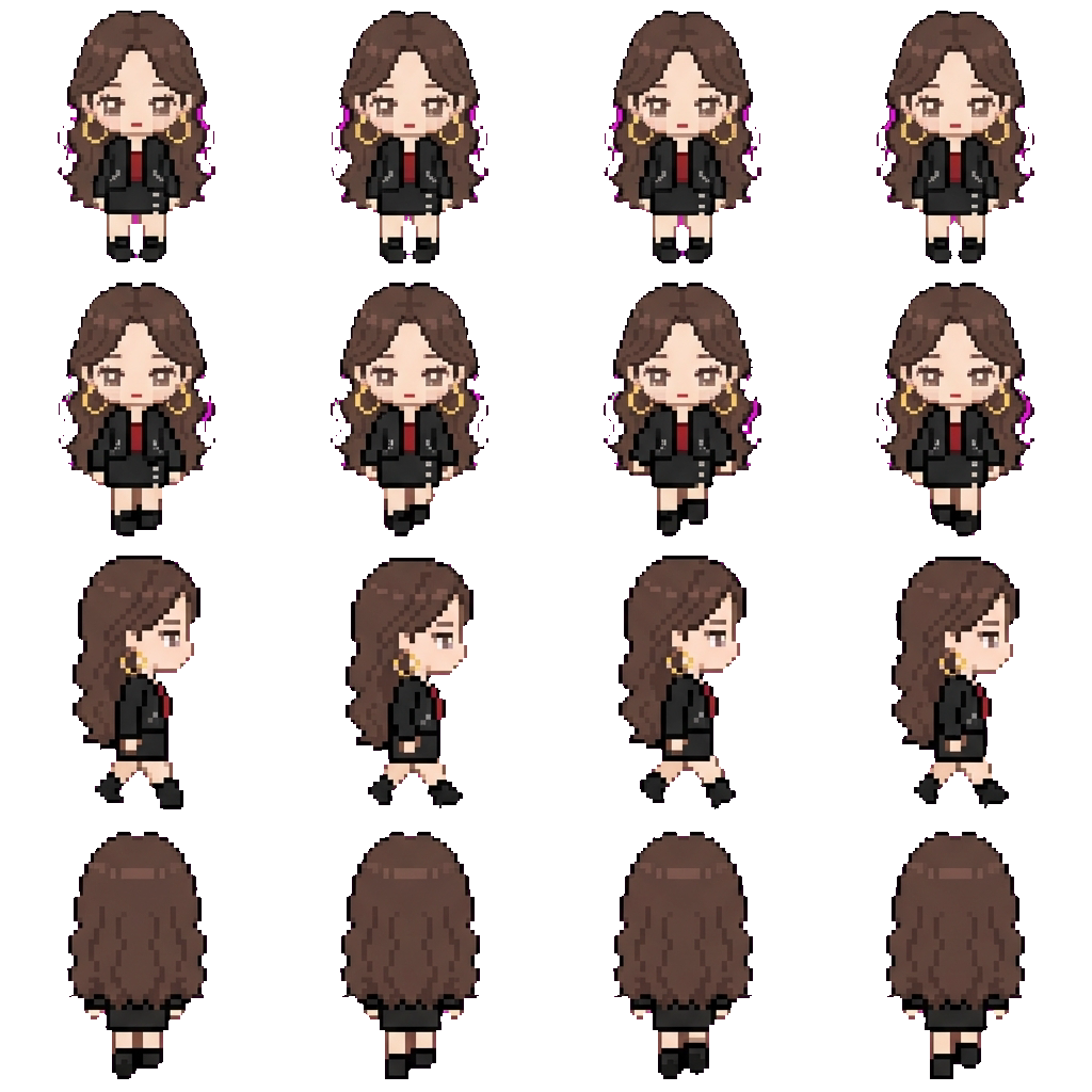 Sara movement sprite