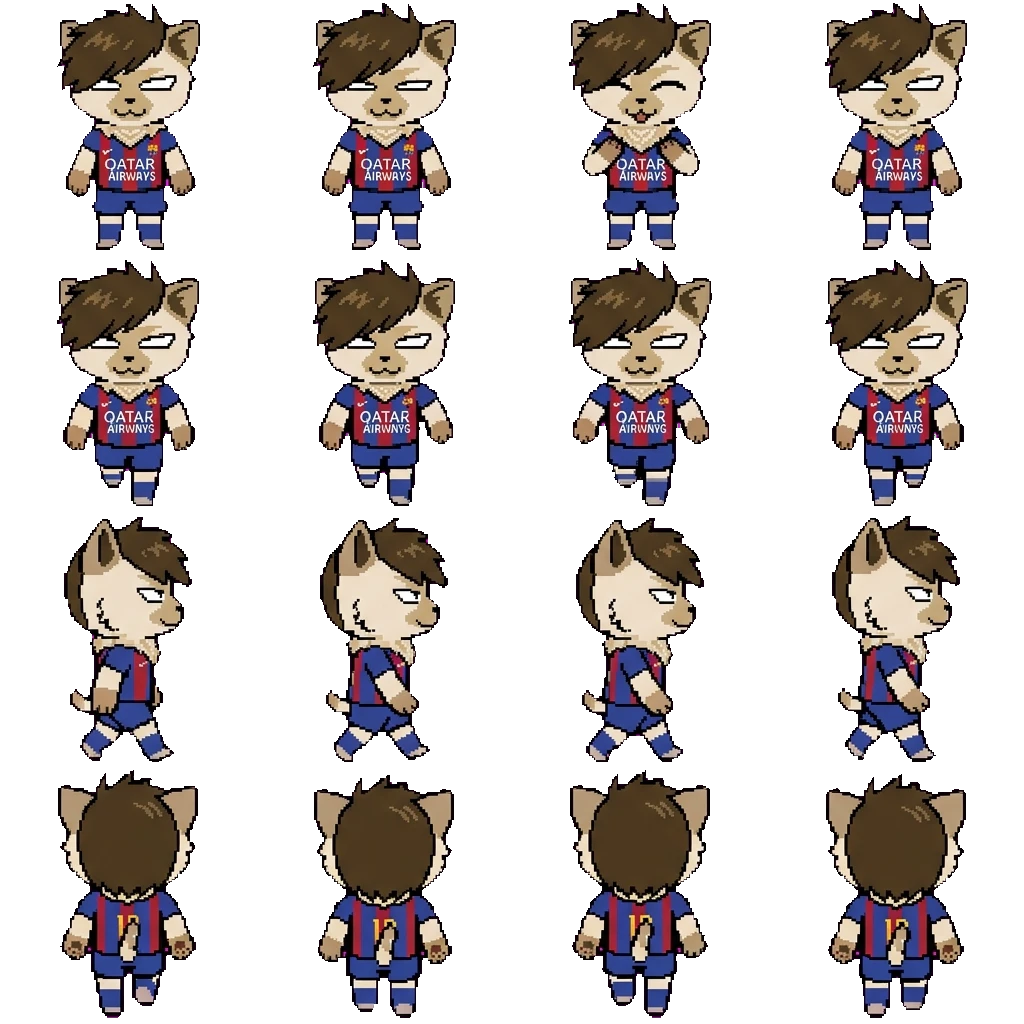 Neymar Junior movement sprite