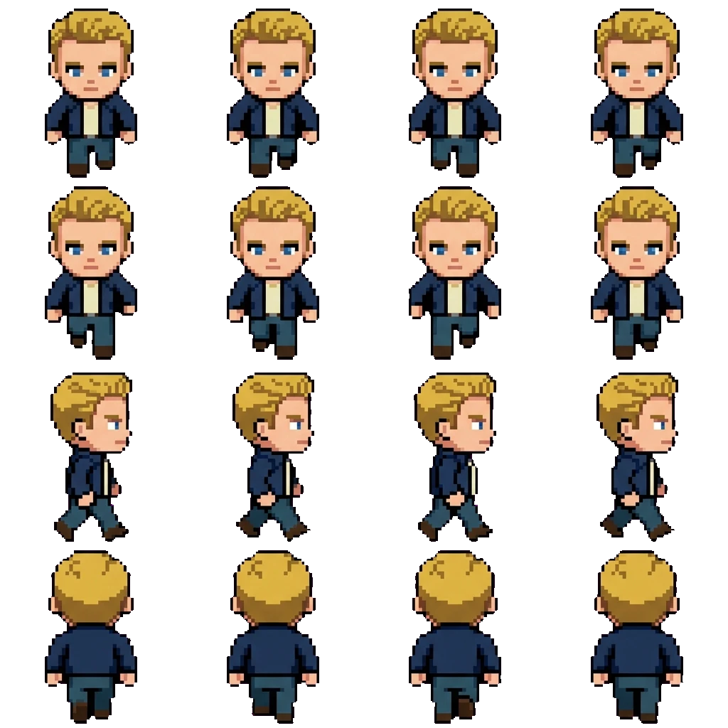 Steve Rogers movement sprite