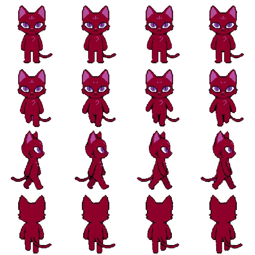 Riley movement sprite