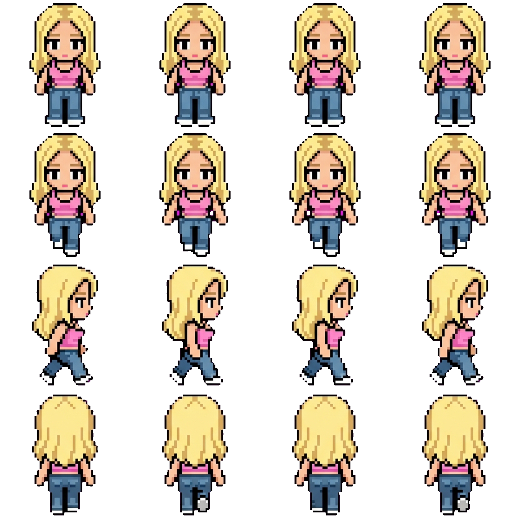 Chloe movement sprite