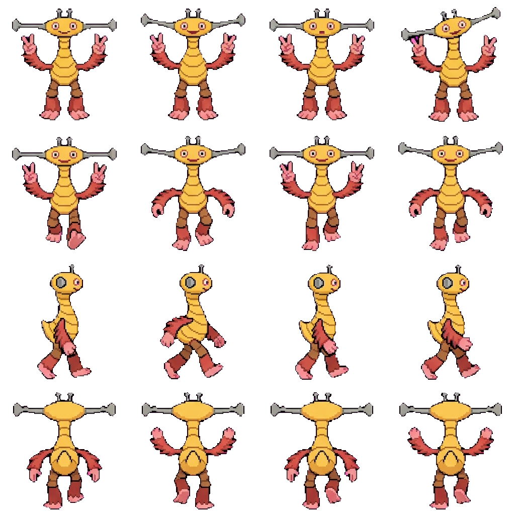 Piplash movement sprite