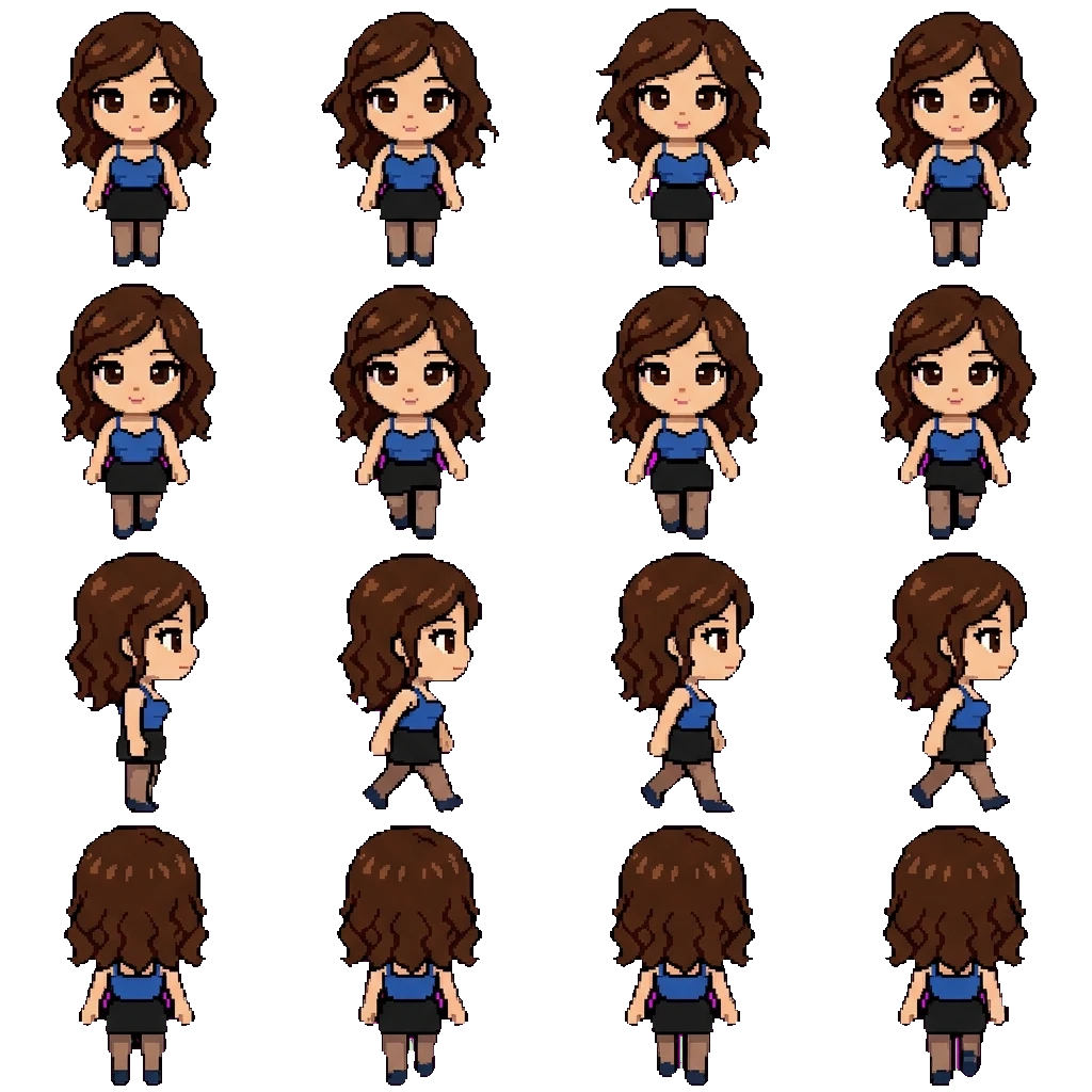 Mya movement sprite