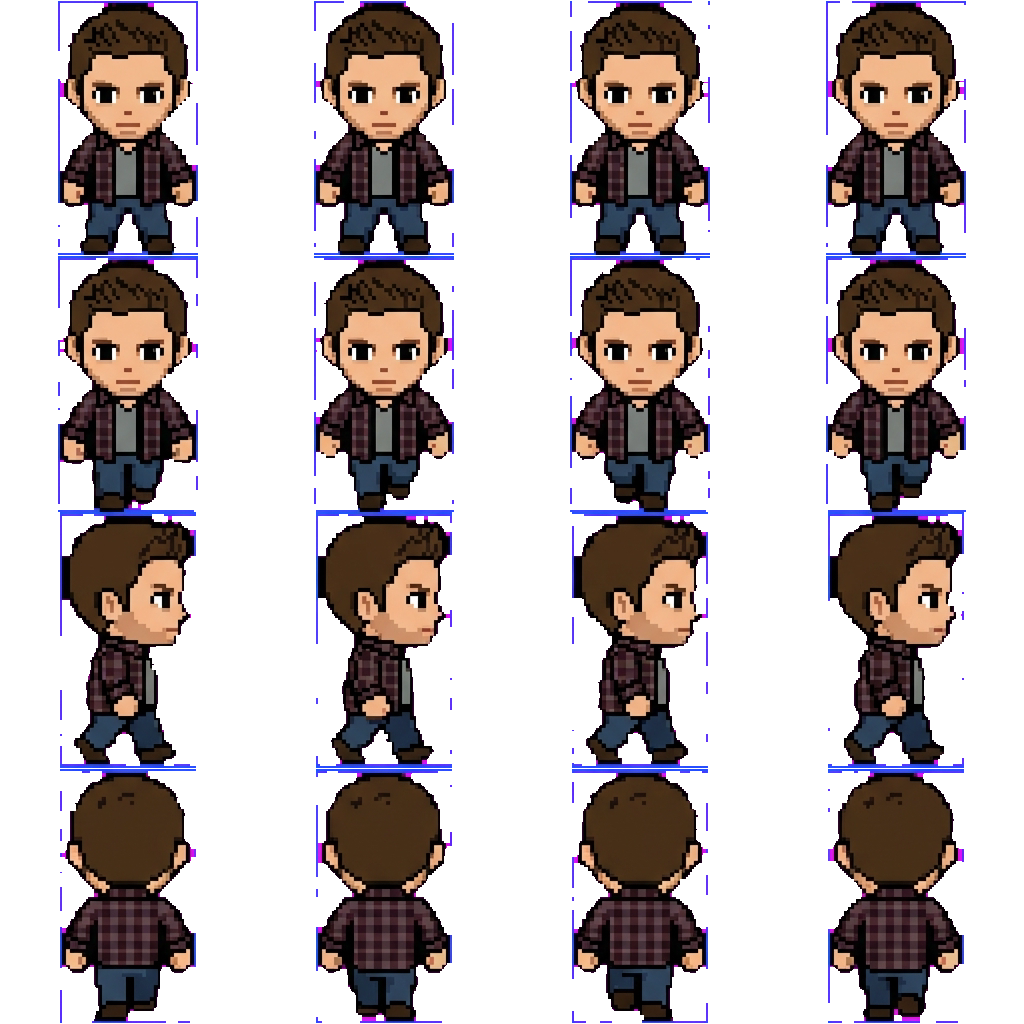 Dean movement sprite