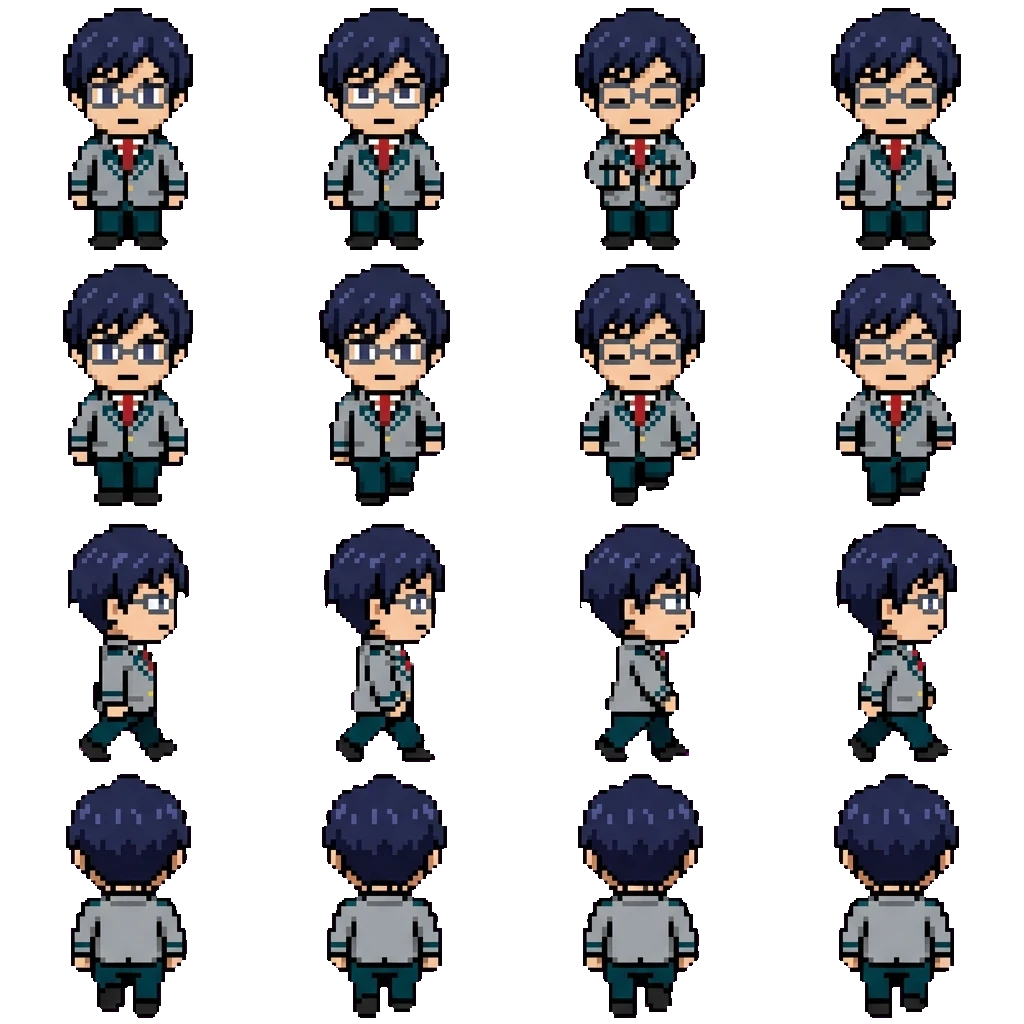 Tenya Iida movement sprite