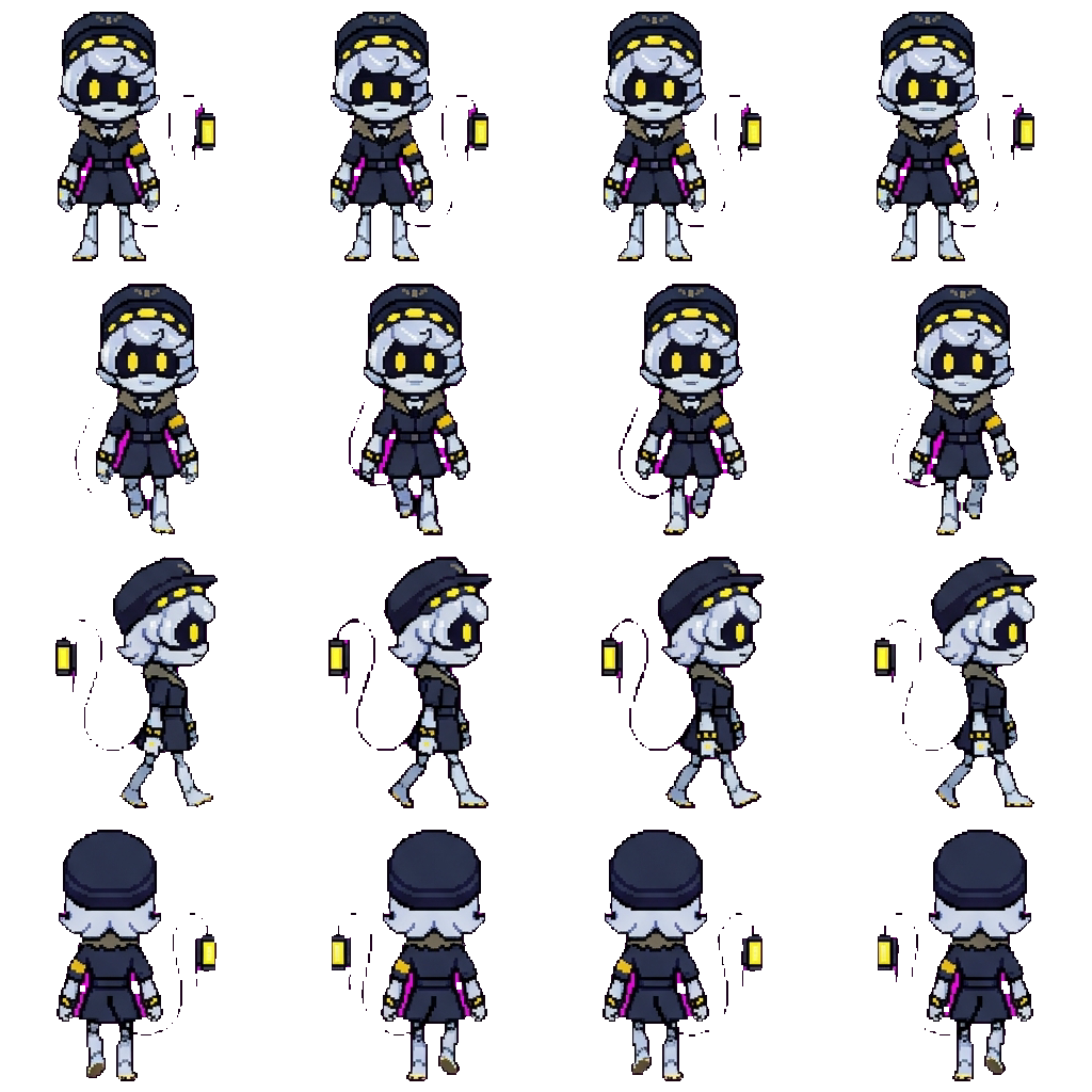 Serial Designation N movement sprite