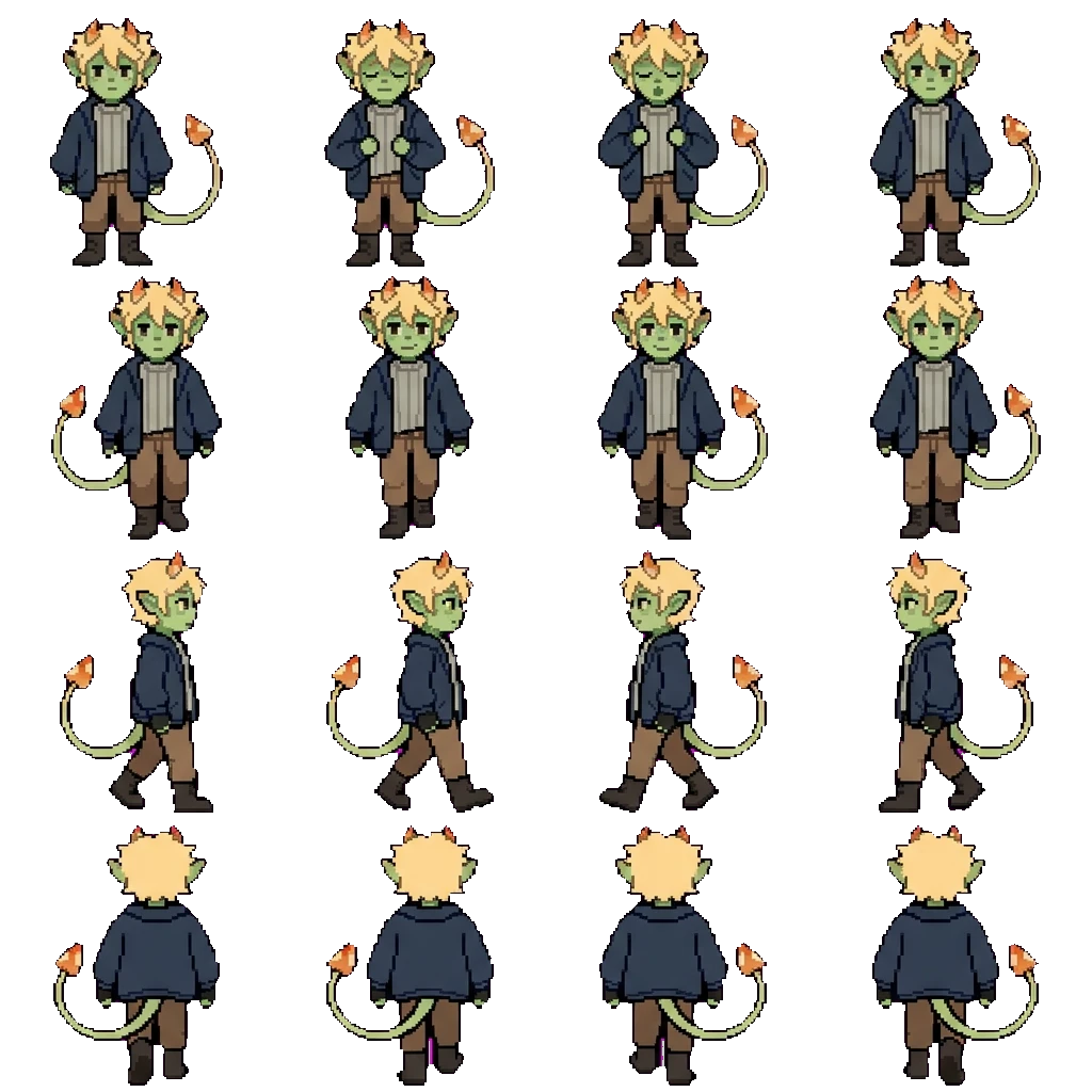 Mychael movement sprite