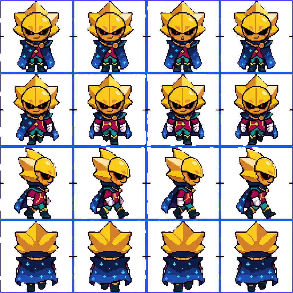 Sirius movement sprite