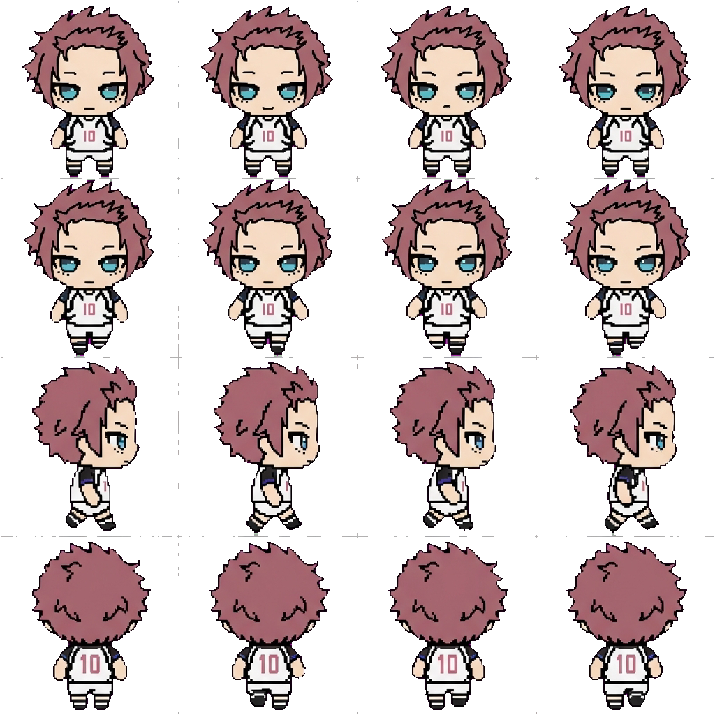 Sae Itoshi movement sprite