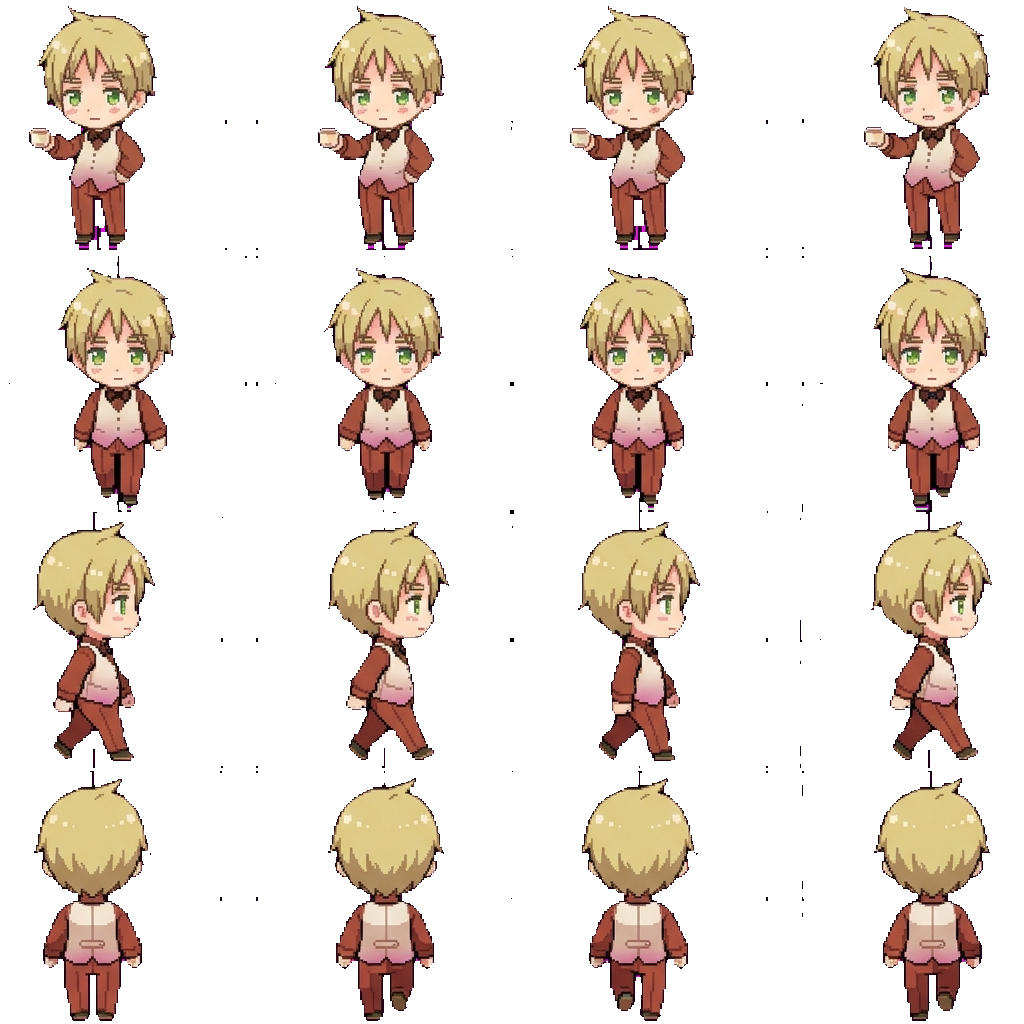 Arthur movement sprite