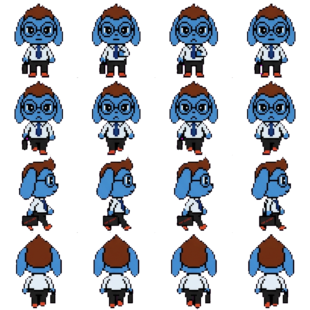 Ron from accounting movement sprite