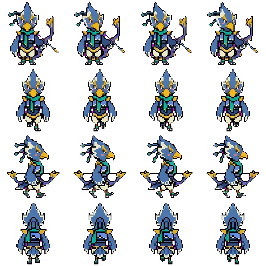 Revali movement sprite