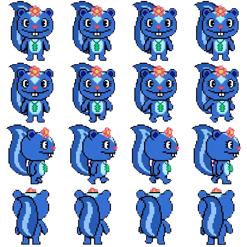 Petunia movement sprite