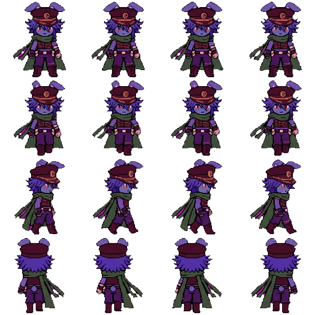 Captain Bonnie movement sprite