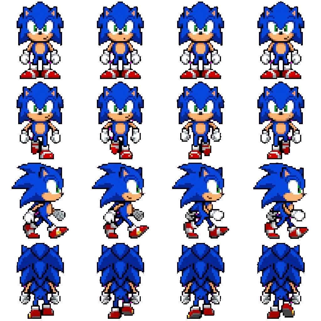 Sonic movement sprite