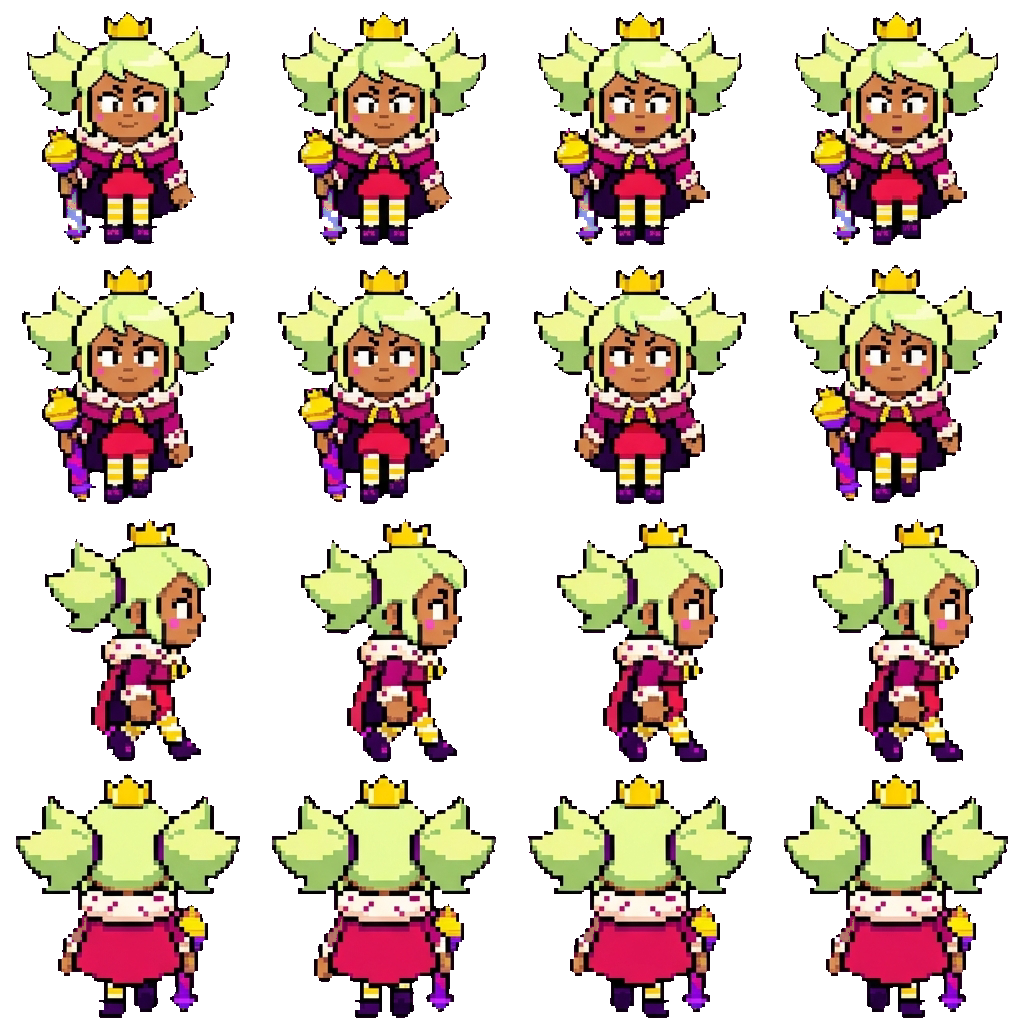Mandy movement sprite