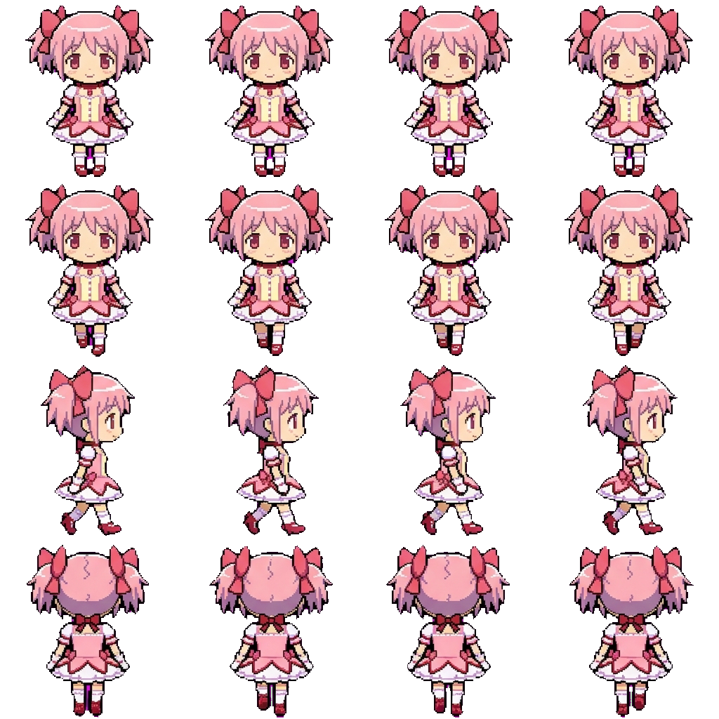 Madoka movement sprite
