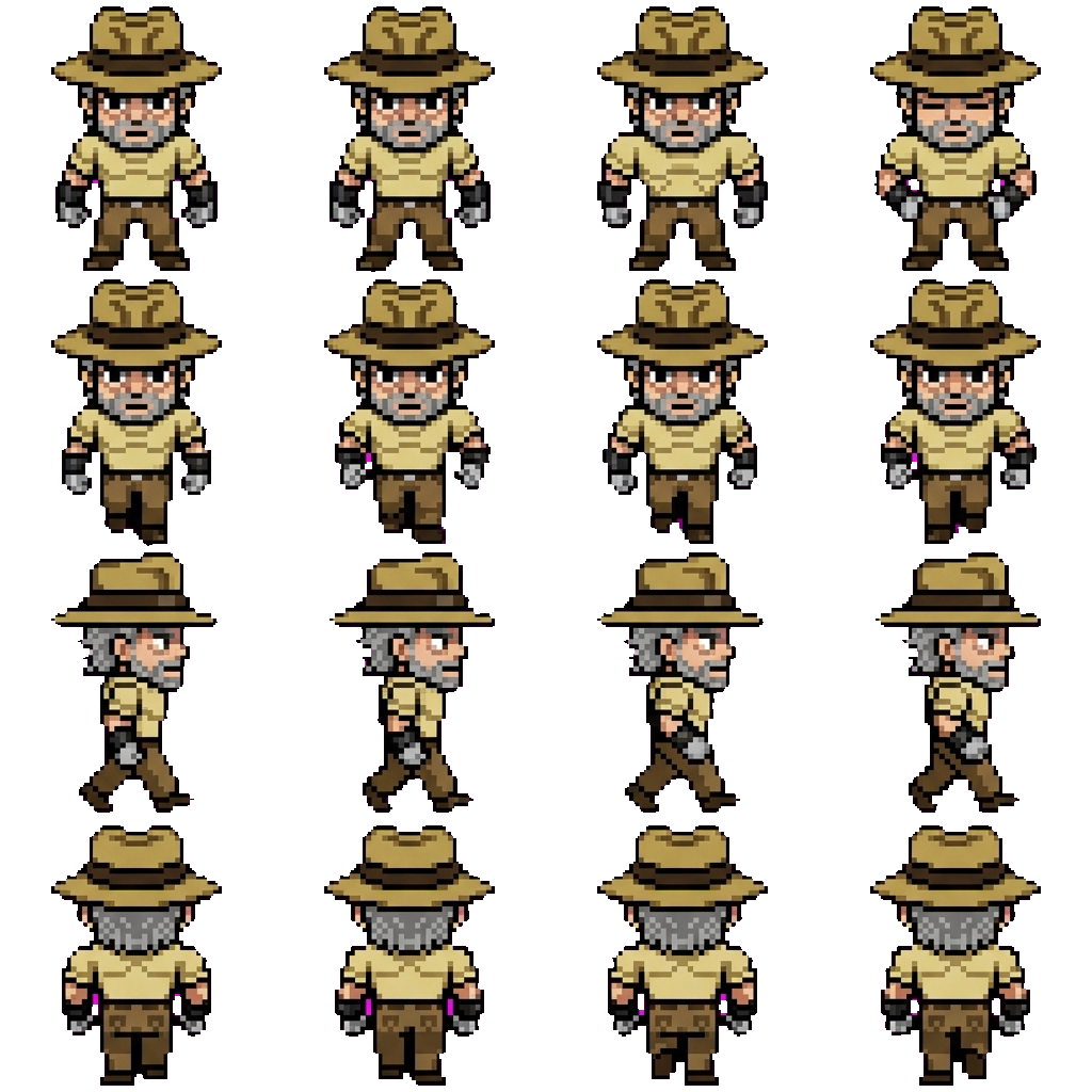 Joseph joestar movement sprite