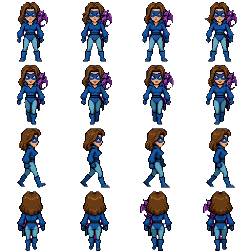 Shadowcat movement sprite