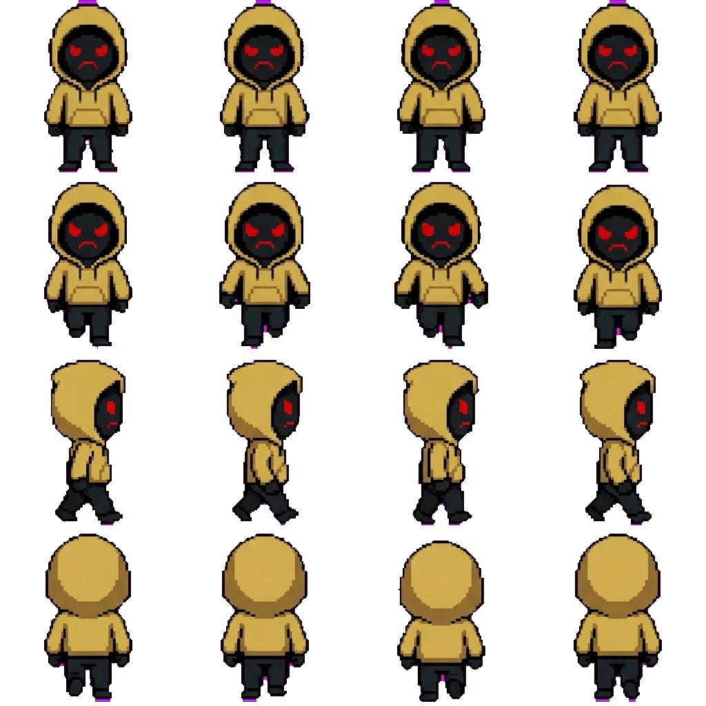 Hoodie movement sprite
